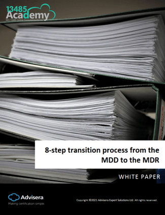8-step transition process from MDD to MDR