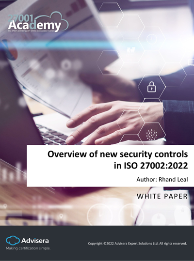 Overview of new security controls in ISO 27002:2022