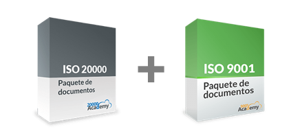 Paquete de Documentos sobre ISO 20000 + Paquete de Documentos sobre ISO 9001