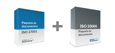 Paquete de Documentos sobre ISO 27001 + Paquete de Documentos sobre ISO 20000