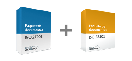 Paquete de Documentos sobre ISO 27001 + Paquete de Documentos sobre ISO 22301