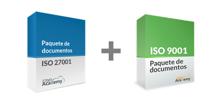 Paquete de Documentos sobre ISO 27001 + Paquete de Documentos sobre ISO 9001