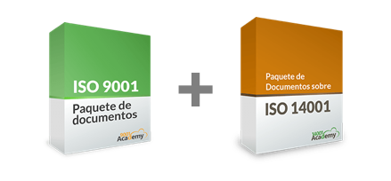 Paquete de Documentos sobre ISO 9001 + Paquete de Documentos sobre ISO 14001