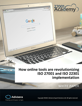 How online tools are revolutionizing ISO 27001 and ISO 22301 implementation