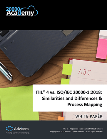 ITIL 4 vs. ISO/IEC 20000-1:2018: Similarities and Differences & Process Mapping