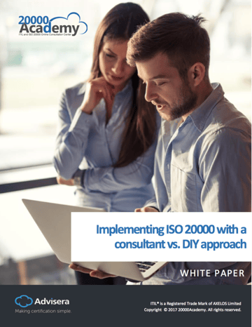 Implementing ISO 20000 with a Consultant vs. DIY Approach